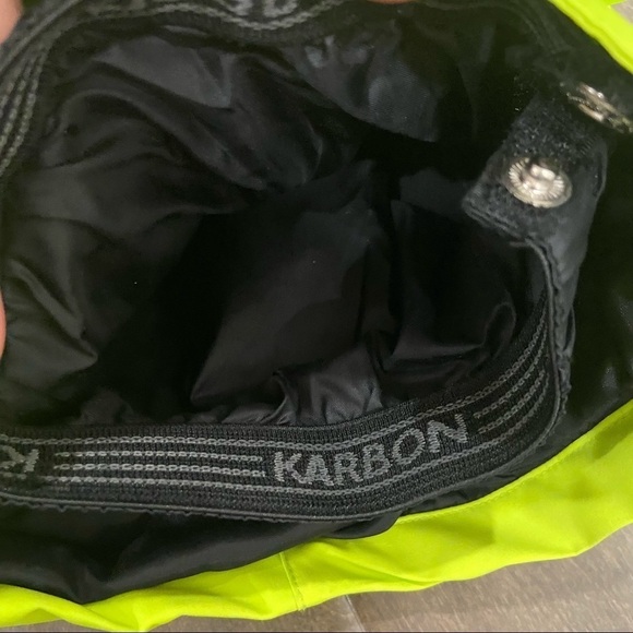 Karbon Neon Green Detachable Suspender Ski Pants and Jacket size Youth 14 - Picture 7 of 10